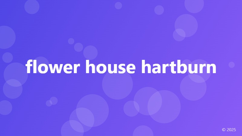 flower house hartburn